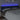 Tăblie de pat cu LED, albastru, 203x16x78/88 cm, textil