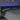 Tăblie de pat cu LED, albastru, 183x16x78/88 cm, textil