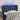 Tăblie de pat cu LED, albastru, 83x16x78/88 cm, textil