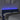 Tăblie de pat cu LED, albastru, 147x16x78/88 cm, textil