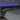 Tăblie de pat cu LED, albastru, 183x16x78/88 cm, textil