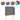 Tăblie de pat cu LED, gri închis, 103x16x118/128 cm, textil