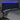 Tăblie de pat cu LED, albastru, 203x16x118/128 cm, textil