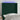 Tăblie de pat cu LED, verde închis, 93x16x118/128cm, catifea