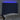 Tăblie de pat cu LED, albastru, 93x16x118/128 cm, textil