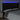 Tăblie de pat cu LED, negru, 203x16x118/128 cm, piele ecologică