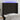 Tăblie de pat cu LED, negru, 83x16x118/128 cm, textil