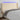 Tăblie de pat cu LED, crem, 163x16x118/128 cm, textil