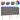 Tăblie de pat cu LED, gri închis, 203x16x118/128 cm, textil