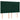 Tăblie de pat cu LED, verde închis, 147x16x118/128 cm, catifea