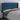 Tăblie de pat cu LED, albastru închis, 163x16x118/128cm catifea