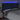 Tăblie de pat cu LED, albastru, 183x16x118/128 cm, textil