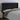 Tăblie de pat cu LED, negru, 163x16x118/128 cm, catifea