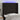 Tăblie de pat cu LED, negru, 103x16x118/128 cm, textil