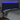 Tăblie de pat cu LED, albastru, 203x16x118/128 cm, textil