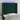 Tăblie de pat cu LED, verde închis, 93x16x118/128cm, catifea