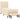 Pat box spring cu saltea, crem, 90x200 cm, textil