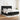 Pat box spring cu saltea, negru, 200x200 cm, textil