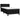 Pat box spring cu saltea, negru, 80x200 cm, textil