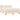 Pat continental cu saltea, crem, 140x200 cm, material textil