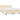 Pat box spring cu saltea, crem, 140x200 cm, textil