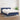 Pat box spring cu saltea, albastru, 140x200 cm, textil