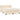 Pat box spring cu saltea, crem, 140x200 cm, textil