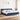 Pat box spring cu saltea, albastru, 200x200 cm, textil
