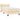 Pat box spring cu saltea, crem, 90x200 cm, textil