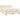 Pat box spring cu saltea, crem, 140x200 cm, textil