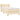 Pat box spring cu saltea, crem, 80x200 cm, textil