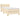 Pat box spring cu saltea, crem, 80x200 cm, textil