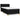 Pat box spring cu saltea, negru, 100x200 cm, textil