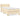 Pat box spring cu saltea, crem, 80x200 cm, textil