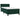 Pat box spring cu saltea, verde închis, 100x200 cm, catifea