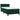 Pat box spring cu saltea, verde închis, 100x200 cm, catifea