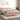Pat box spring cu saltea, roz, 140x190 cm, catifea
