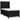 Pat box spring cu saltea, negru, 90x200 cm, textil