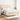 Pat box spring cu saltea, crem, 140x200 cm, textil
