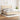 Pat continental cu saltea, crem, 180x200 cm, textil