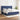 Pat box spring cu saltea, albastru, 200x200 cm, textil