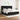 Pat box spring cu saltea, negru, 200x200 cm, textil