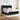 Pat box spring cu saltea, negru, 180x200 cm, catifea