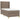 Pat box spring cu saltea, gri taupe, 90x190 cm, textil