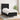Pat box spring cu saltea, negru, 80x200 cm, textil