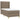 Pat box spring cu saltea, gri taupe, 90x190 cm, textil