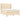 Pat box spring cu saltea, crem, 140x200 cm, textil