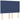 Pat continental cu saltea, albastru, 140x200cm, material textil