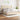 Pat box spring cu saltea, crem, 160x200 cm, material textil