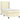 Pat box spring cu saltea, crem, 100x200 cm, piele ecologică